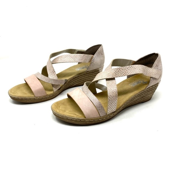 Rieker 62405-31 Fanny 05 Sandals Rose Synthetic - Picture 2 of 7
